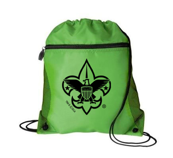 Picture of Cinch Backpack with BSA® Branding - Green